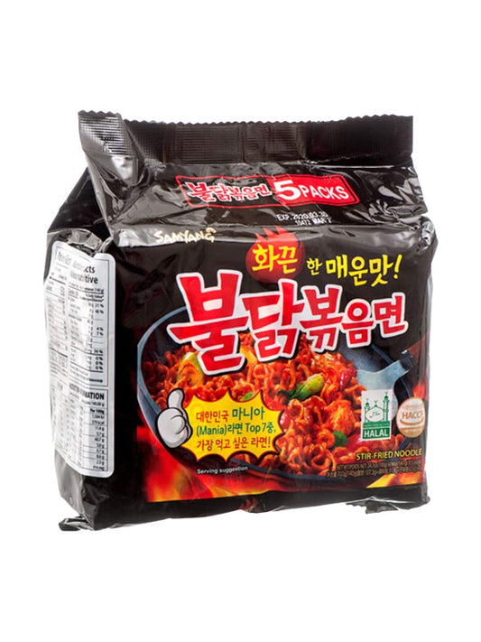 Buldak Korean Fire Noodles 5 Pack